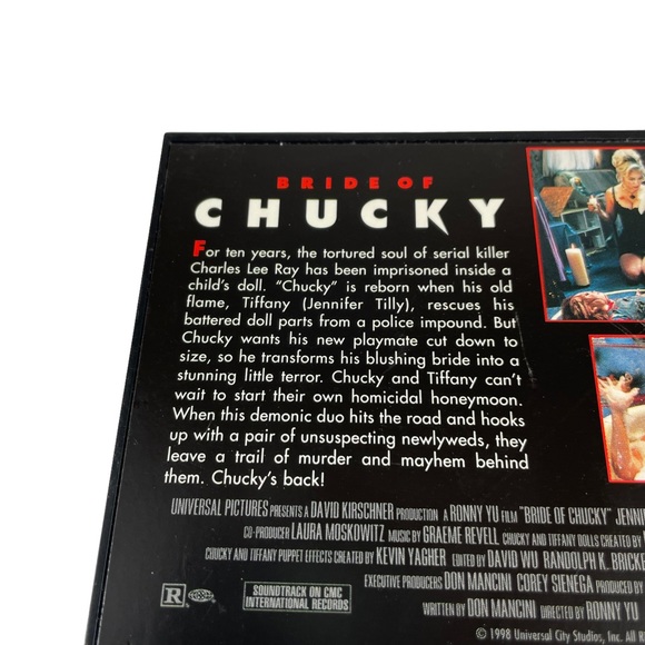 1999 Bride of Chucky Original DVD in Case Jennifer Tilly Chucky Gets Lucky DIVX - Picture 7 of 15